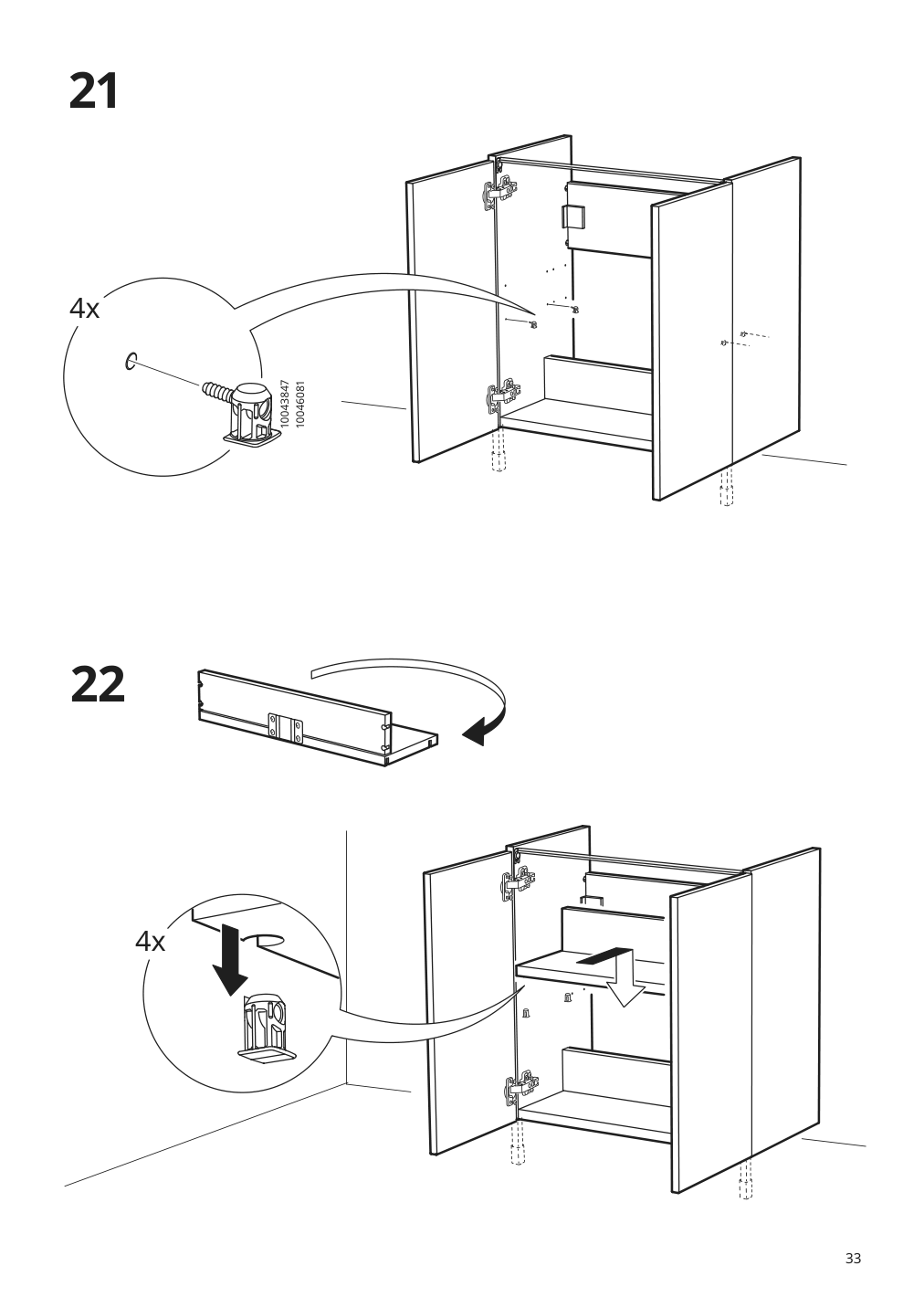 Assembly instructions for IKEA Enhet base cb f sink w shelf gray | Page 33 - IKEA ENHET bathroom 994.409.05