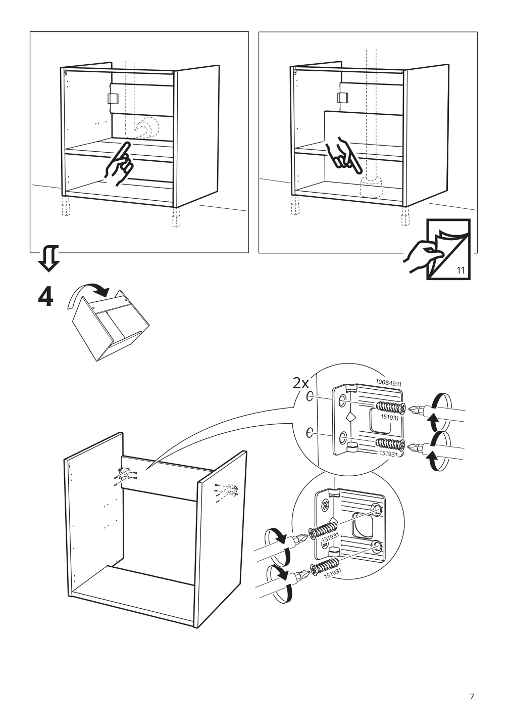 Assembly instructions for IKEA Enhet base cb f sink w shelf gray | Page 7 - IKEA ENHET bathroom 994.408.73