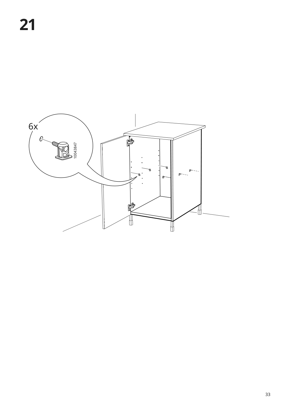 Assembly instructions for IKEA Enhet base cb w shelf white | Page 33 - IKEA ENHET bc w shlf/door 194.316.84