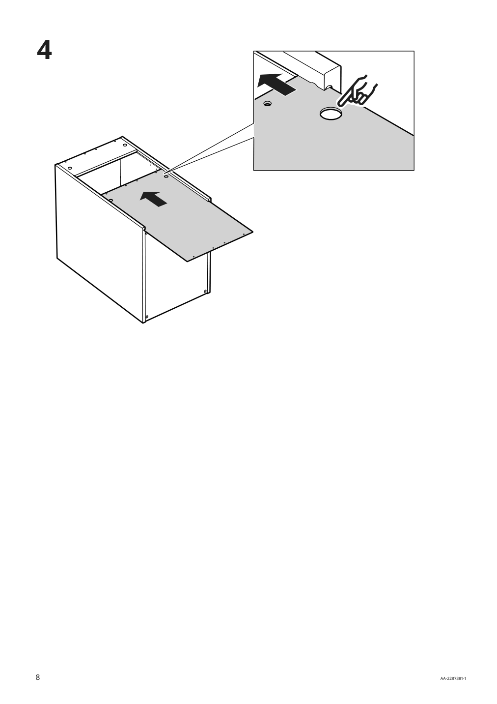 Assembly instructions for IKEA Enhet base cb w shelf white | Page 8 - IKEA ENHET bc w shlf/door 194.316.84