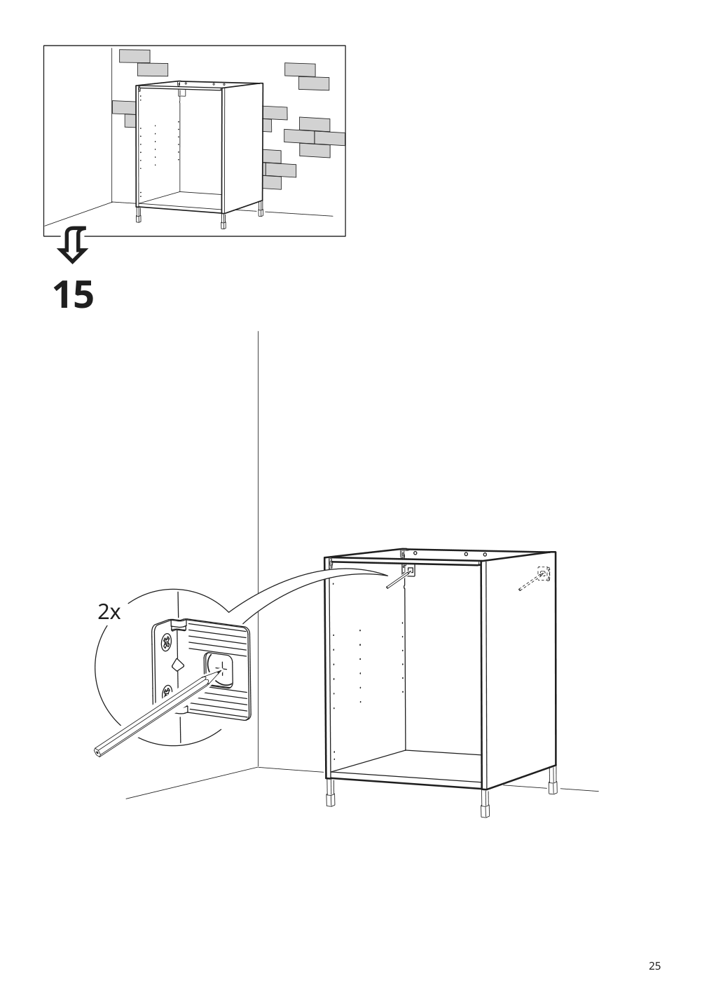 Assembly instructions for IKEA Enhet base cb w shelf white | Page 25 - IKEA ENHET laundry 494.771.14