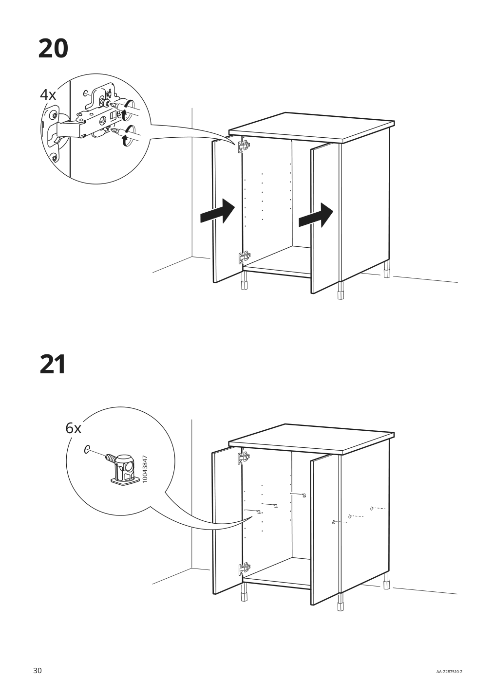 Assembly instructions for IKEA Enhet base cb w shelf white | Page 30 - IKEA ENHET laundry 494.771.14