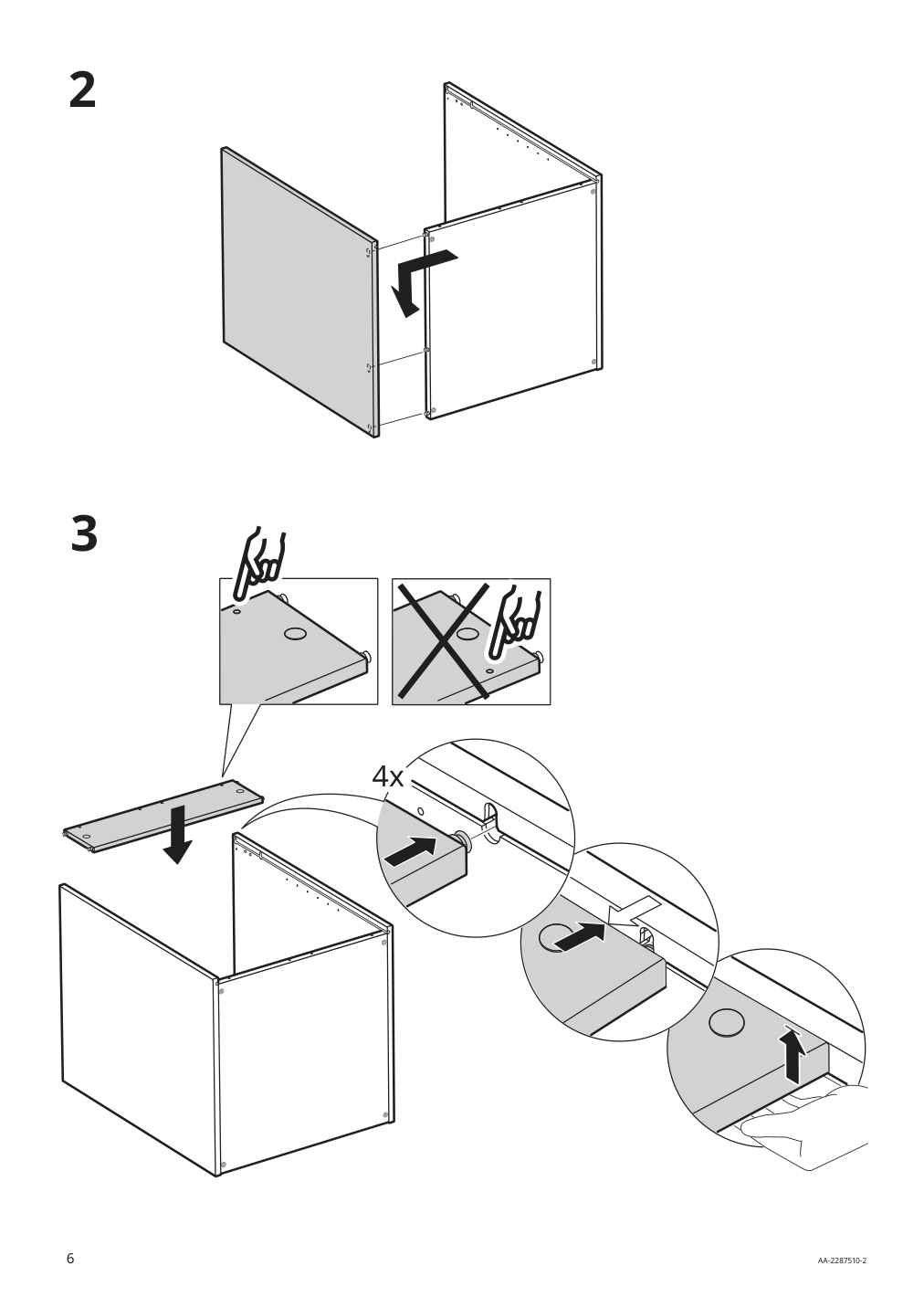 Assembly instructions for IKEA Enhet base cb w shelf white | Page 6 - IKEA ENHET laundry 494.771.14