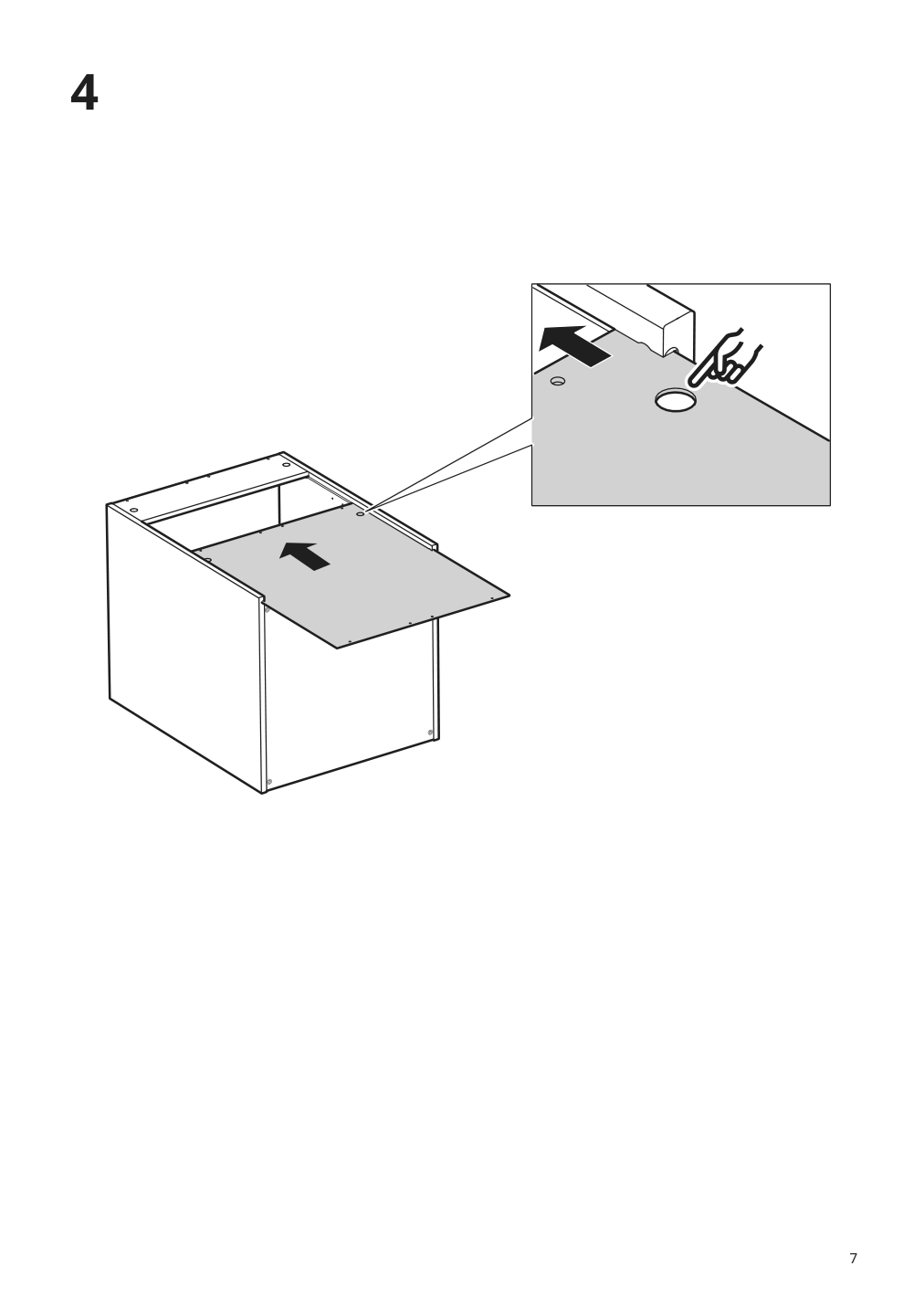 Assembly instructions for IKEA Enhet base cb w shelf white | Page 7 - IKEA ENHET laundry 494.771.14