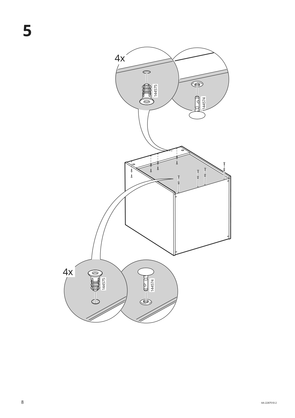 Assembly instructions for IKEA Enhet base cb w shelf white | Page 8 - IKEA ENHET laundry 494.771.14