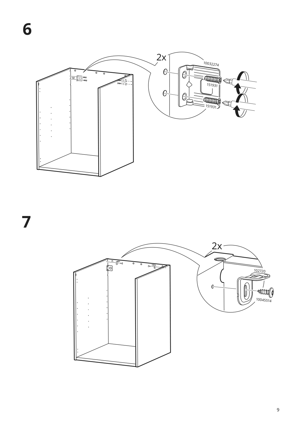 Assembly instructions for IKEA Enhet base cb w shelf white | Page 9 - IKEA ENHET laundry 494.771.14