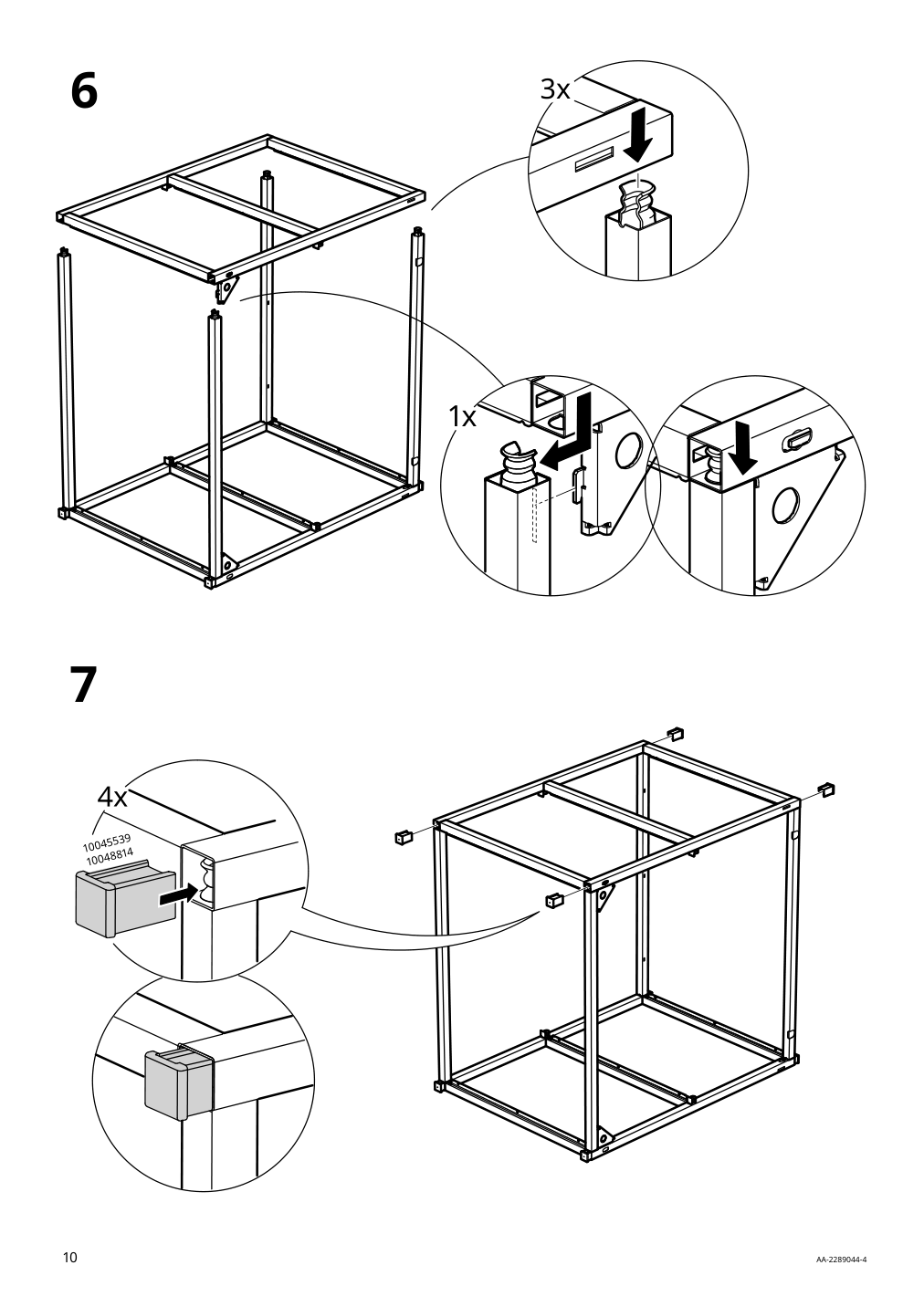 Assembly instructions for IKEA Enhet base fr w shelves anthracite | Page 10 - IKEA ENHET bathroom 394.408.90