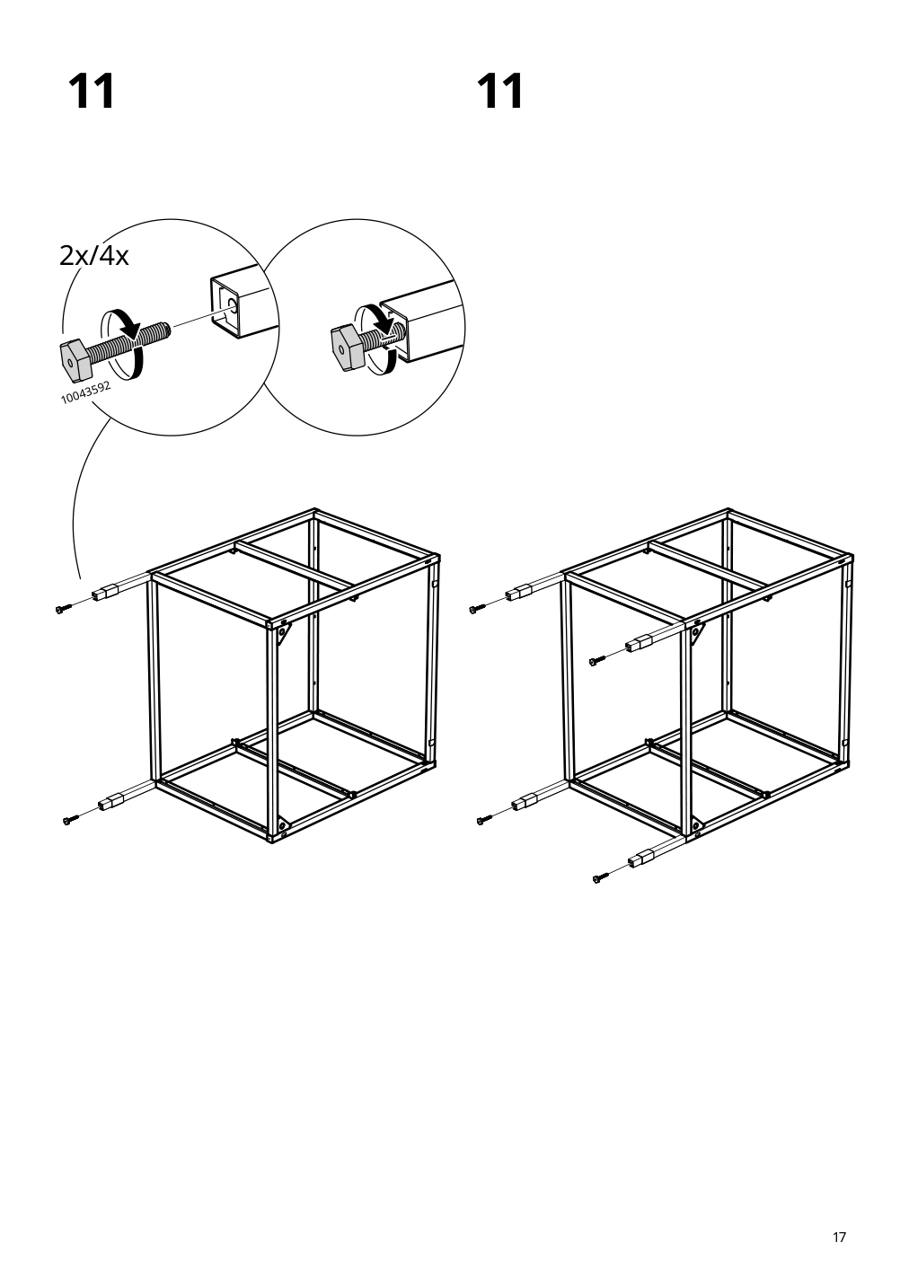 Assembly instructions for IKEA Enhet base fr w shelves anthracite | Page 17 - IKEA ENHET bathroom 994.409.10