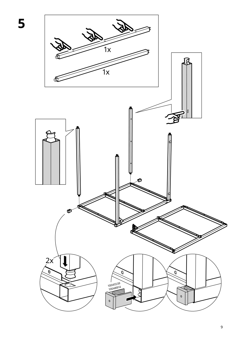 Assembly instructions for IKEA Enhet base fr w shelves anthracite | Page 9 - IKEA ENHET bathroom 894.409.20