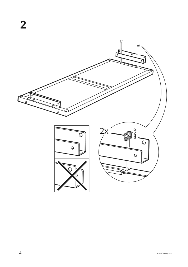 Assembly instructions for IKEA Enhet hanging mirror f frame anthracite | Page 4 - IKEA ENHET bathroom 194.802.45