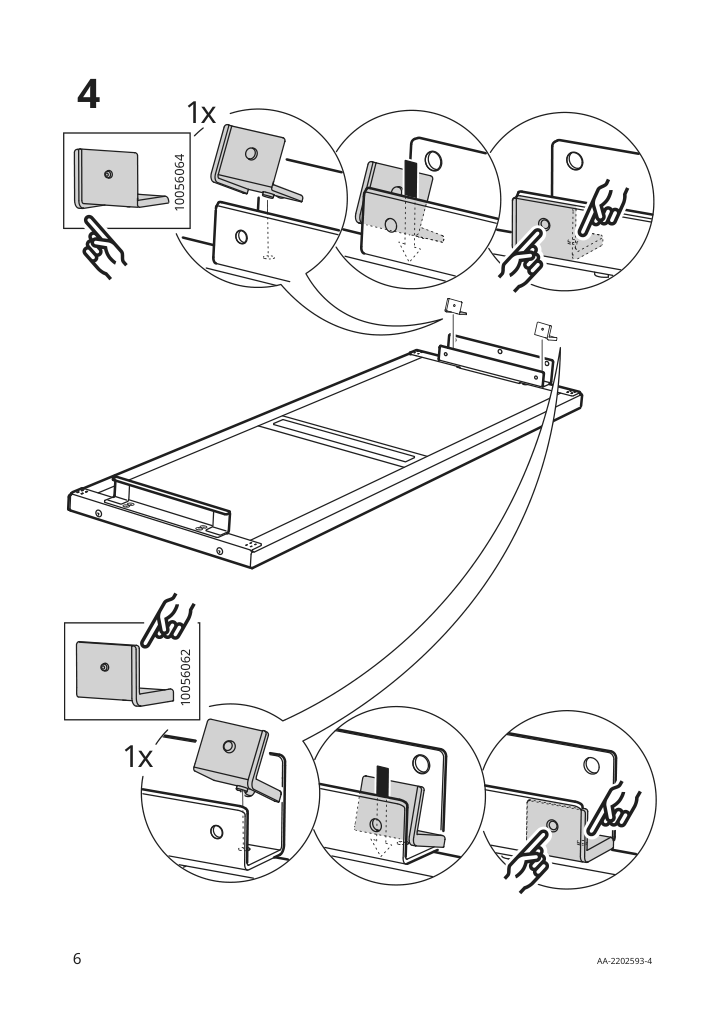 Assembly instructions for IKEA Enhet hanging mirror f frame anthracite | Page 6 - IKEA ENHET bathroom 194.802.45