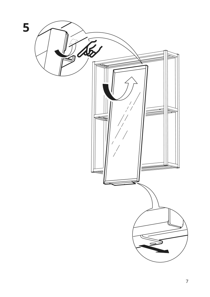 Assembly instructions for IKEA Enhet hanging mirror f frame anthracite | Page 7 - IKEA ENHET bathroom 794.408.88