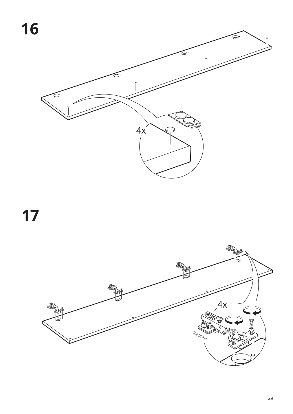 Assembly instructions for IKEA Enhet high cb w 4 shelves gray | Page 29 - IKEA ENHET bathroom 094.409.00