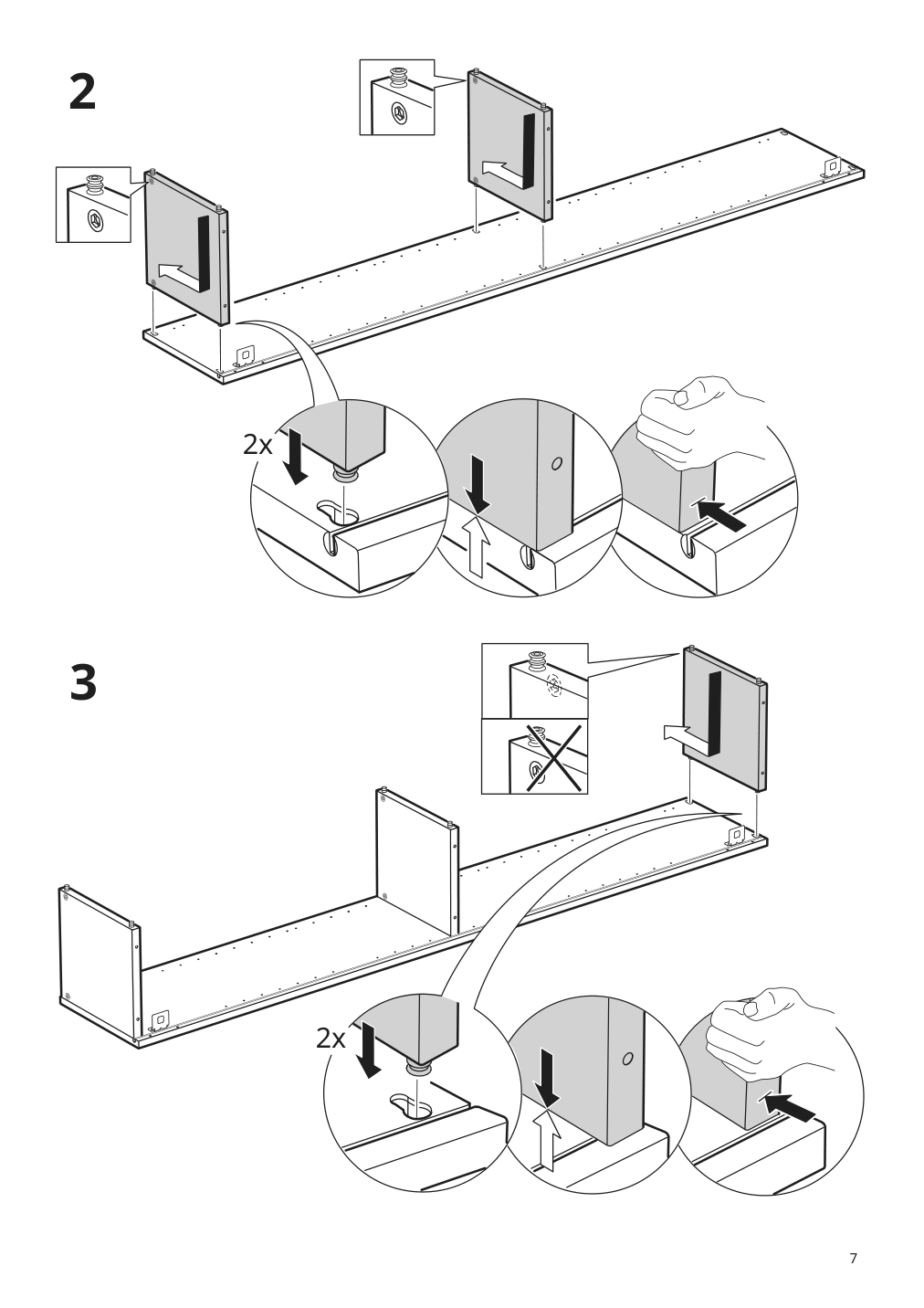 Assembly instructions for IKEA Enhet high cb w 4 shelves gray | Page 7 - IKEA ENHET bathroom 094.409.00