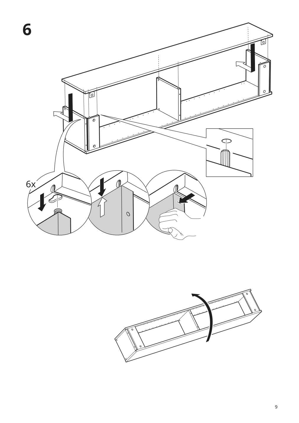 Assembly instructions for IKEA Enhet high cb w 4 shelves gray | Page 9 - IKEA ENHET bathroom 994.409.05