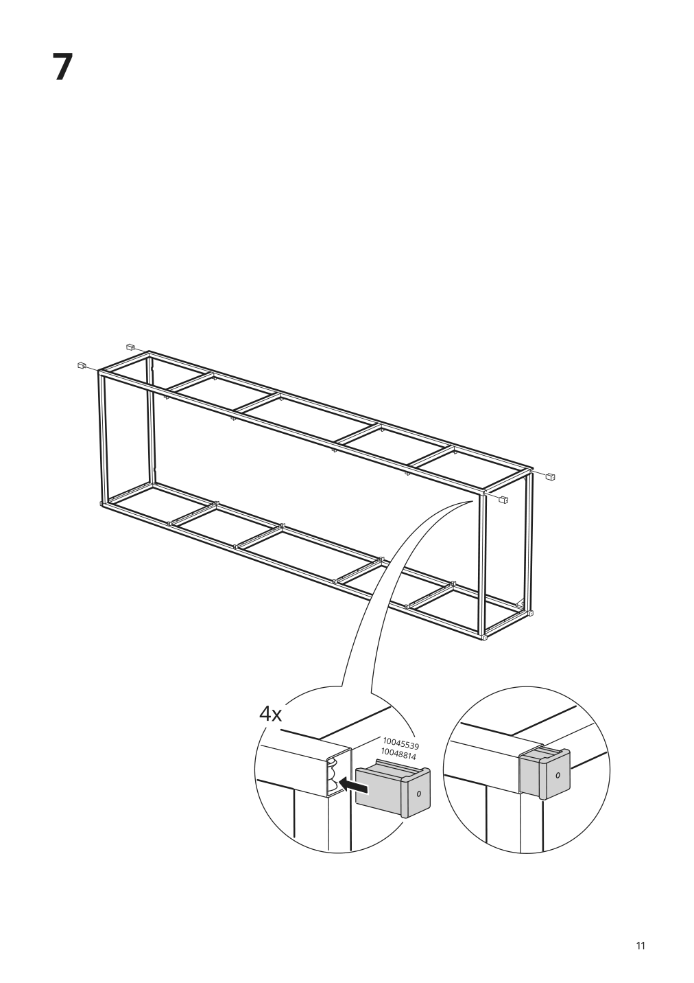 Assembly instructions for IKEA Enhet high fr w shelves white | Page 11 - IKEA ENHET bathroom 494.409.17