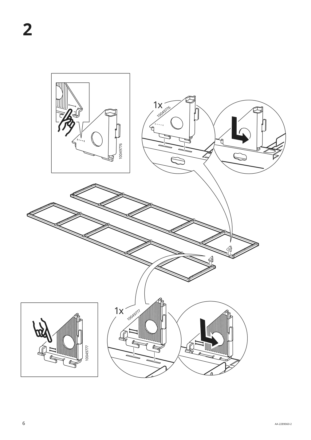 Assembly instructions for IKEA Enhet high fr w shelves white | Page 6 - IKEA ENHET bathroom 494.409.17