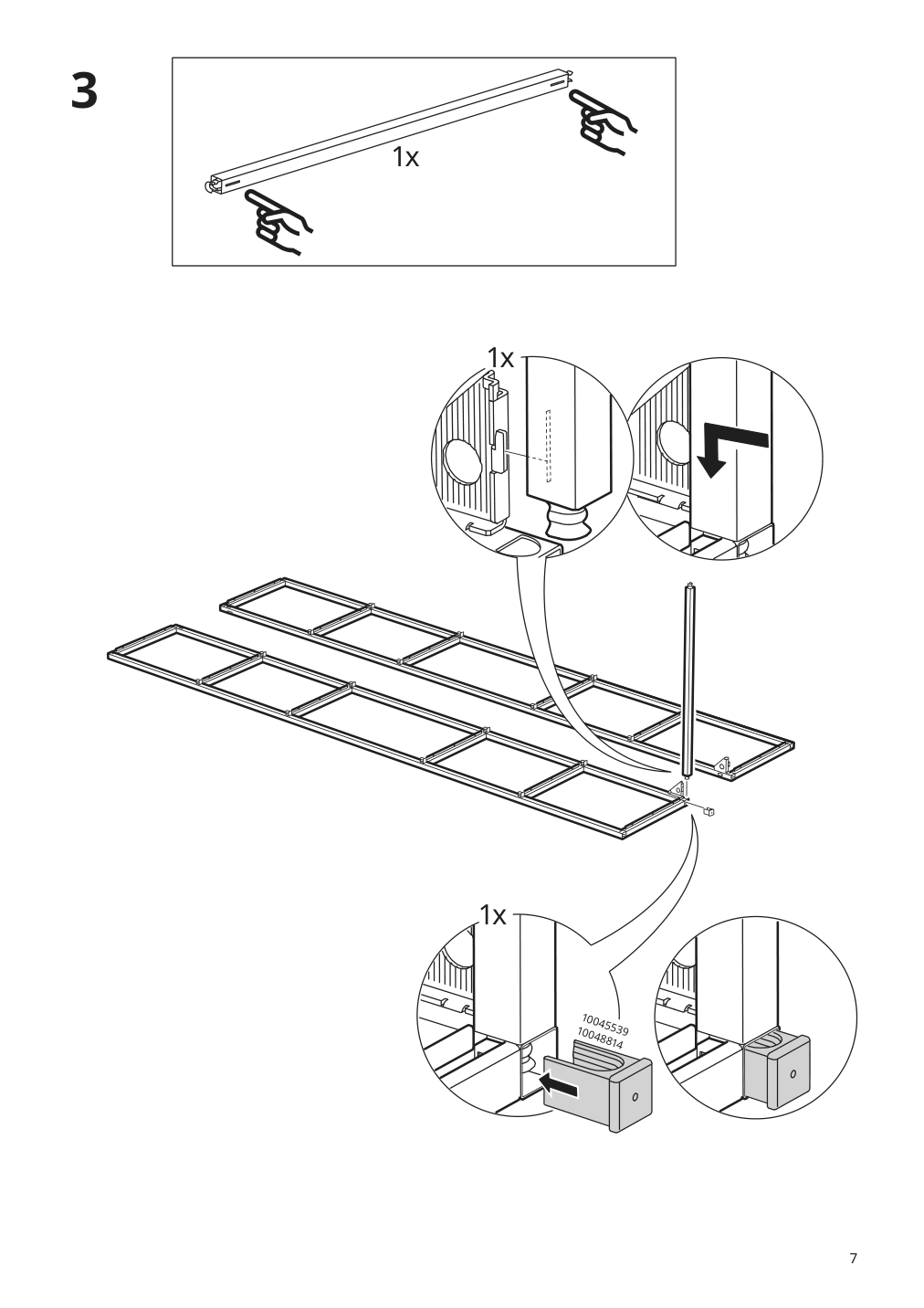 Assembly instructions for IKEA Enhet high fr w shelves white | Page 7 - IKEA ENHET bathroom 394.802.49