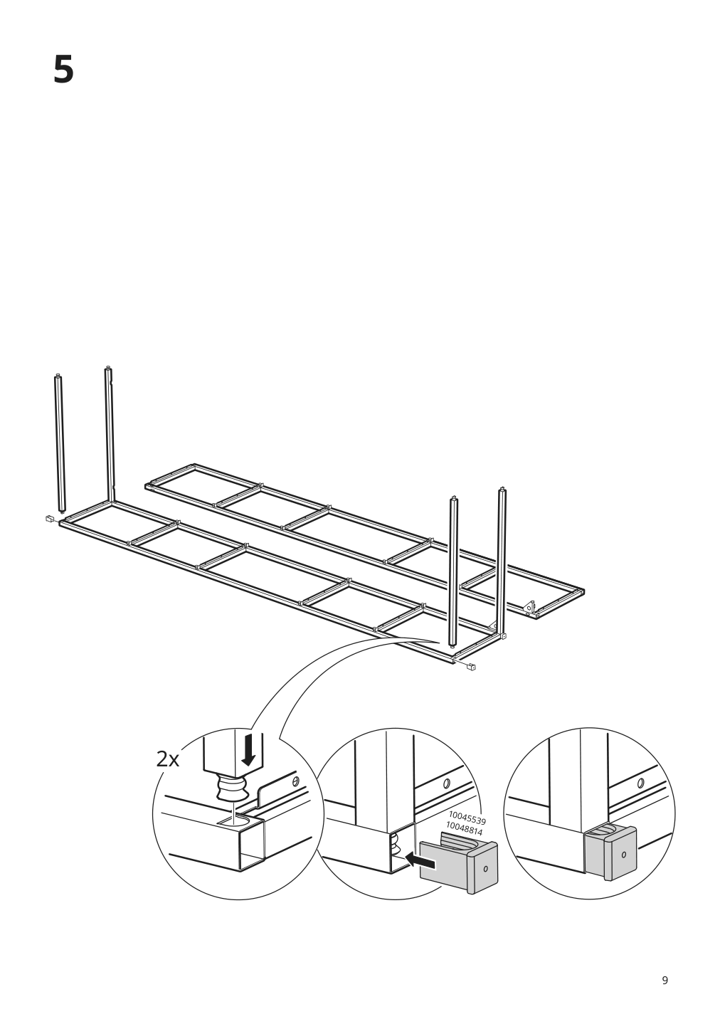 Assembly instructions for IKEA Enhet high fr w shelves white | Page 9 - IKEA ENHET bathroom 494.409.17