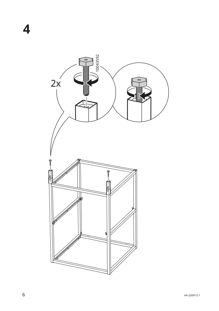 Assembly instructions for IKEA Enhet legs f frame white | Page 6 - IKEA ENHET bathroom 494.408.99