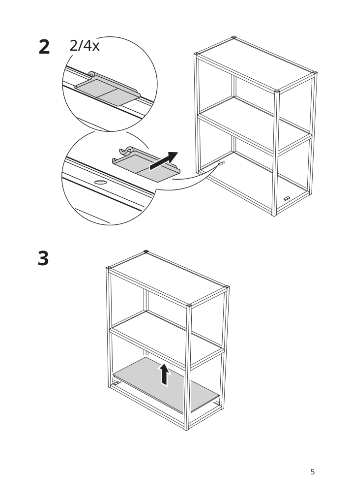 Assembly instructions for IKEA Enhet rail for hooks anthracite | Page 5 - IKEA ENHET bathroom 994.408.68