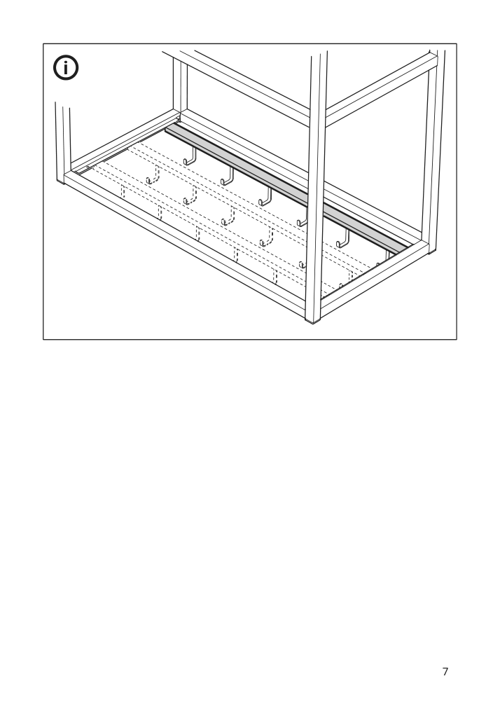 Assembly instructions for IKEA Enhet rail for hooks anthracite | Page 7 - IKEA ENHET bathroom 894.409.01