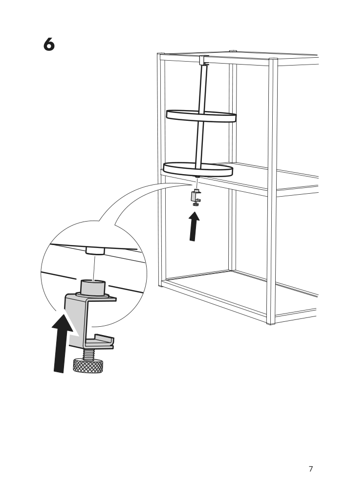 Assembly instructions for IKEA Enhet swivel shelf anthracite | Page 7 - IKEA ENHET bathroom 794.409.06