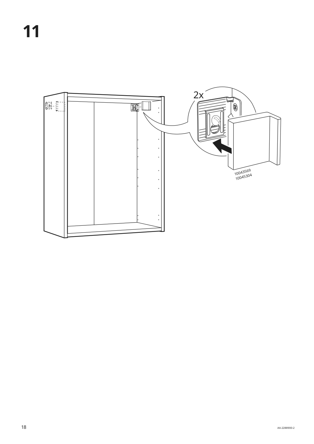 Assembly instructions for IKEA Enhet wall cb w 2 shelves gray | Page 18 - IKEA ENHET bathroom 394.408.90