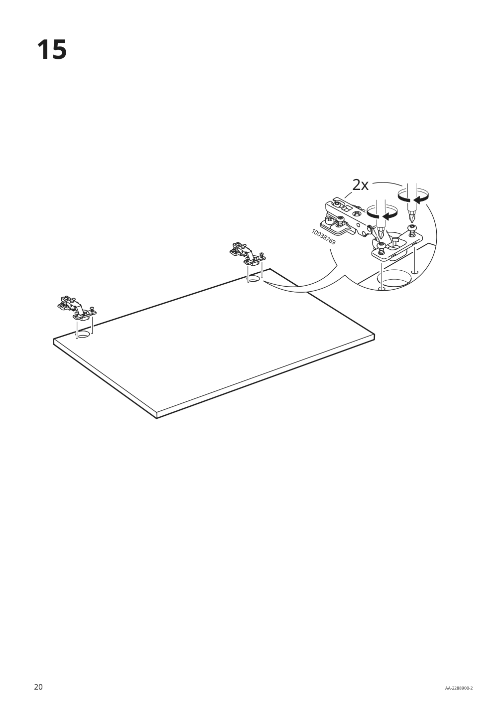 Assembly instructions for IKEA Enhet wall cb w 2 shelves gray | Page 20 - IKEA ENHET bathroom 994.408.68