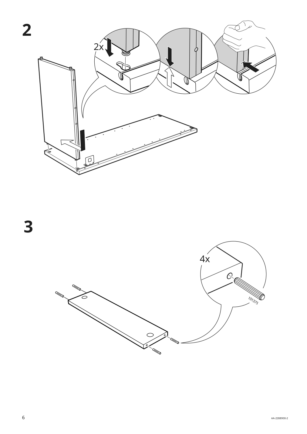 Assembly instructions for IKEA Enhet wall cb w 2 shelves gray | Page 6 - IKEA ENHET bathroom 394.408.90