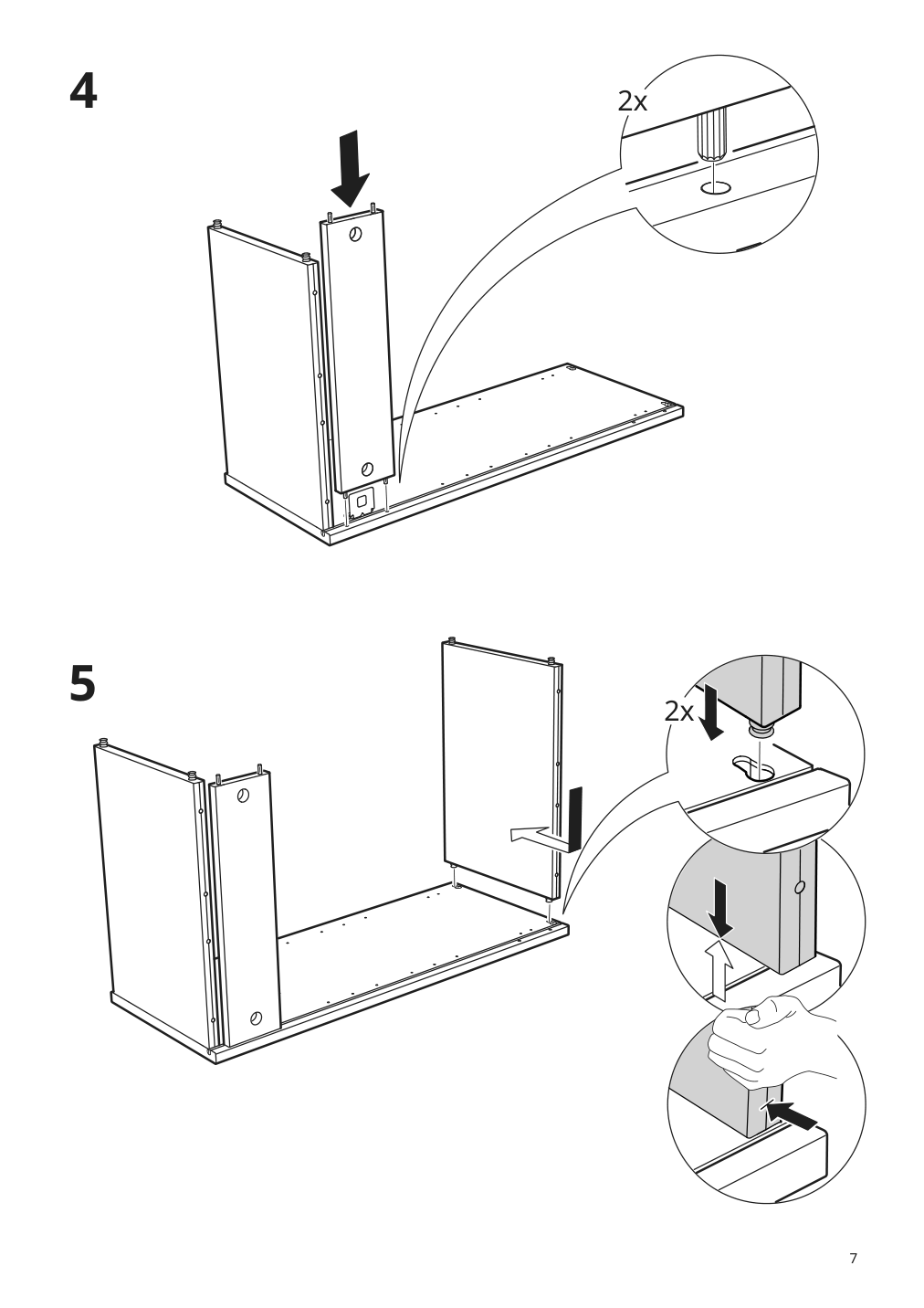 Assembly instructions for IKEA Enhet wall cb w 2 shelves gray | Page 7 - IKEA ENHET bathroom 394.408.90