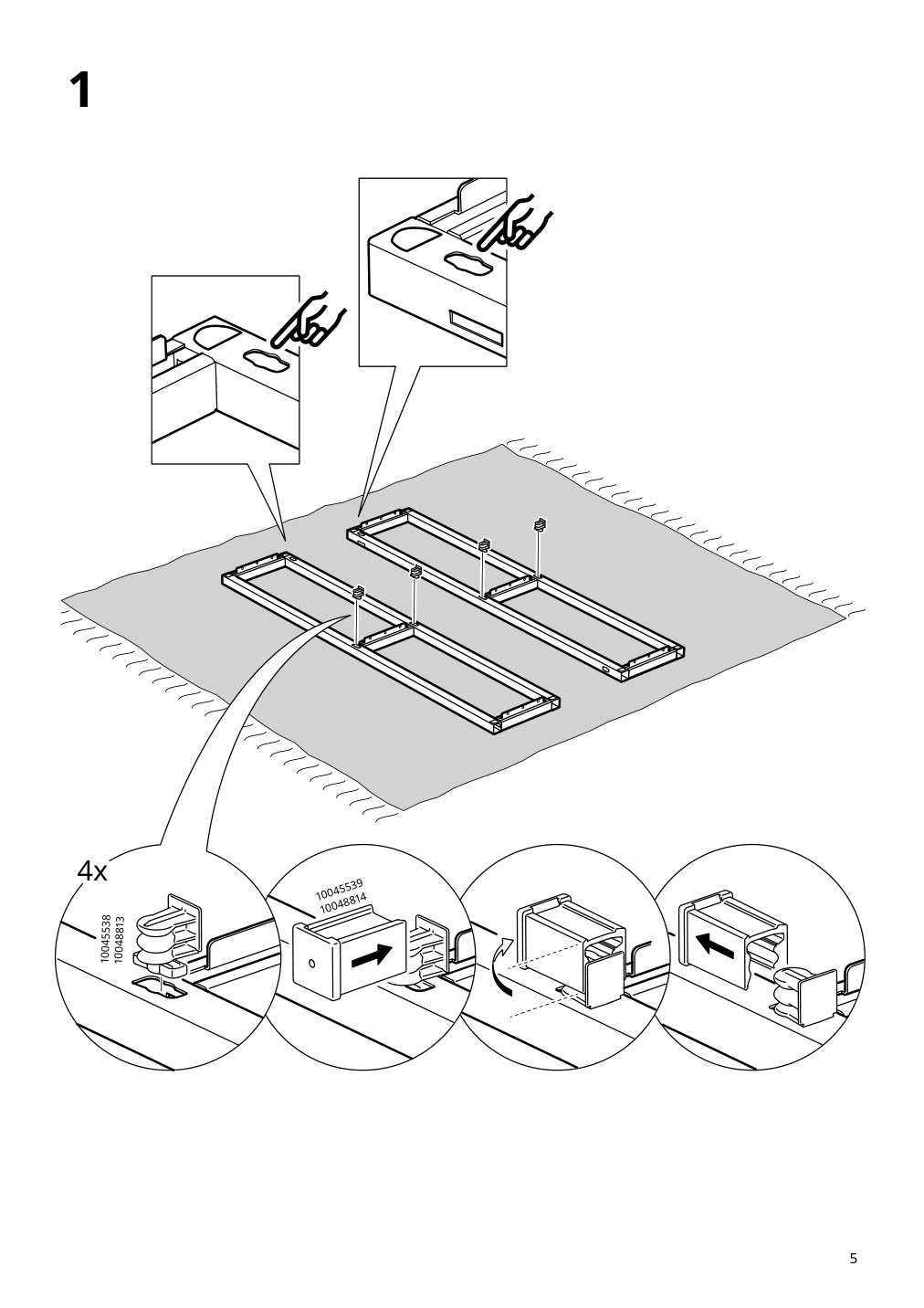 Assembly instructions for IKEA Enhet wall fr w shelves anthracite | Page 5 - IKEA ENHET bathroom 994.409.05