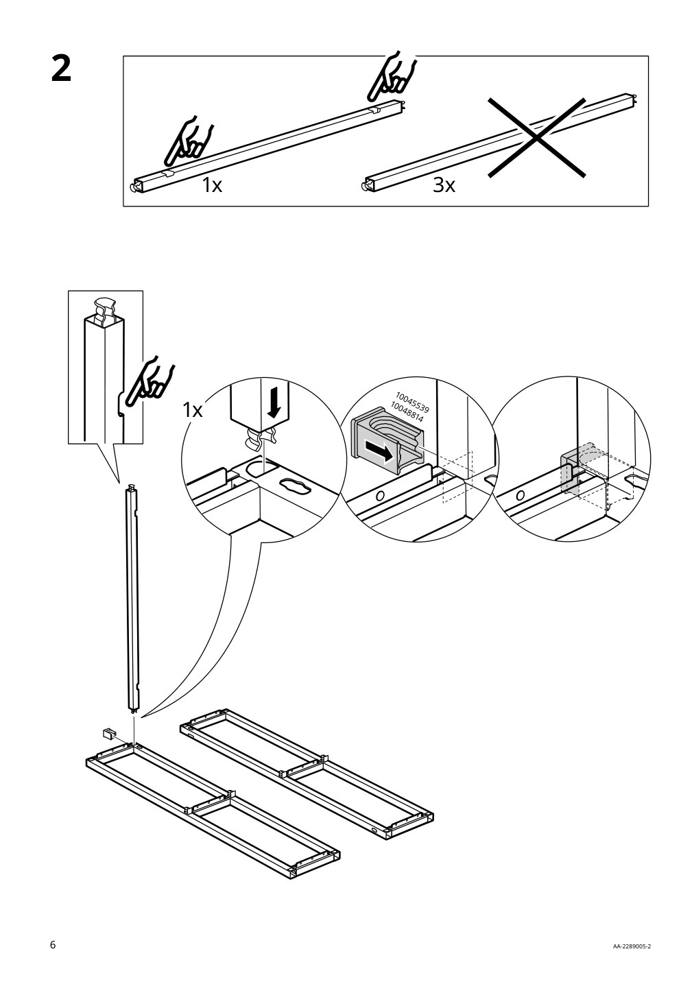 Assembly instructions for IKEA Enhet wall fr w shelves anthracite | Page 6 - IKEA ENHET bathroom 994.408.73