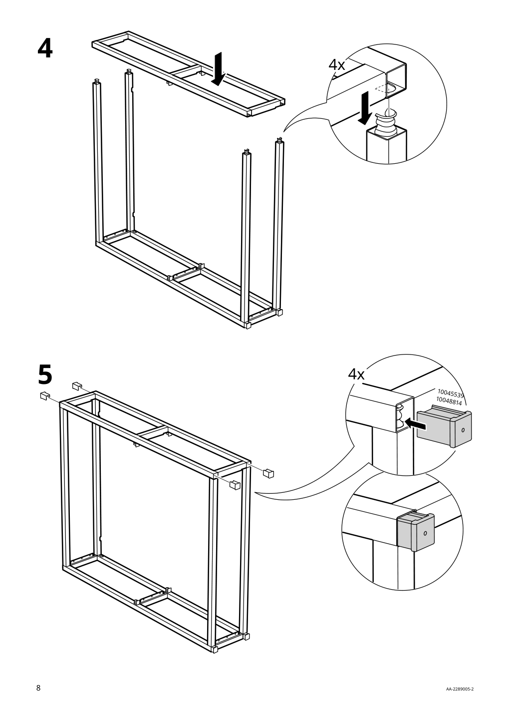 Assembly instructions for IKEA Enhet wall fr w shelves anthracite | Page 8 - IKEA ENHET bathroom 994.408.68