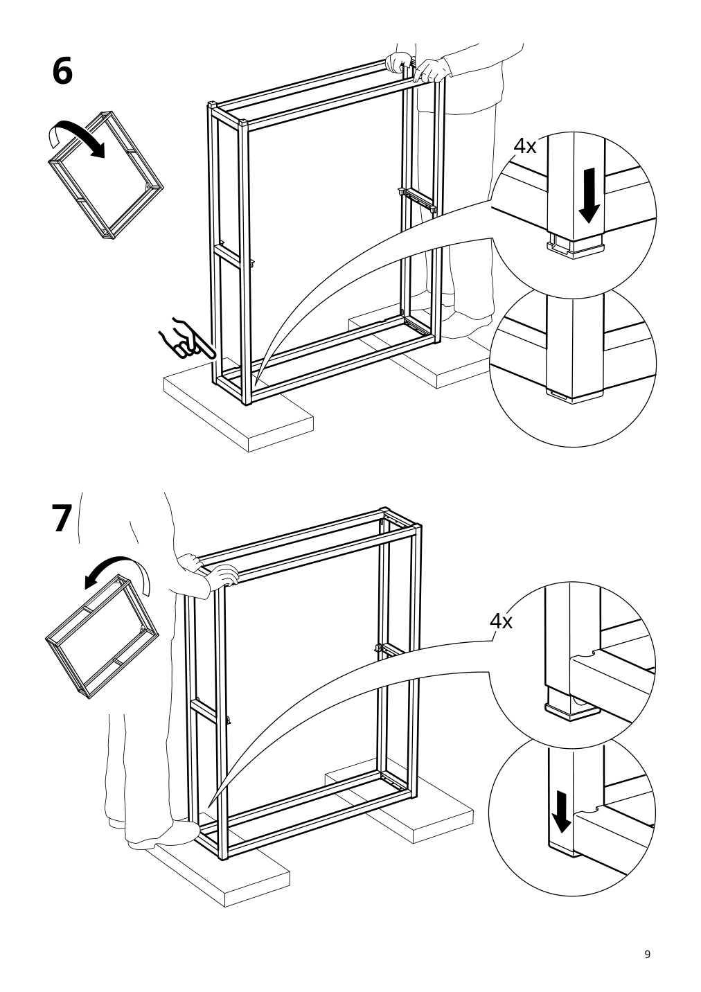 Assembly instructions for IKEA Enhet wall fr w shelves anthracite | Page 9 - IKEA ENHET bathroom 094.409.00