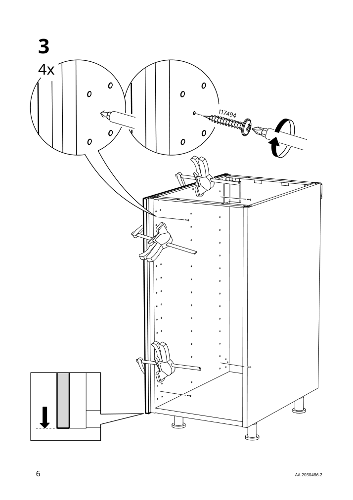 Assembly instructions for IKEA Enkoeping cover panel brown walnut effect | Page 6 - IKEA ENKÖPING cover panel 705.167.12