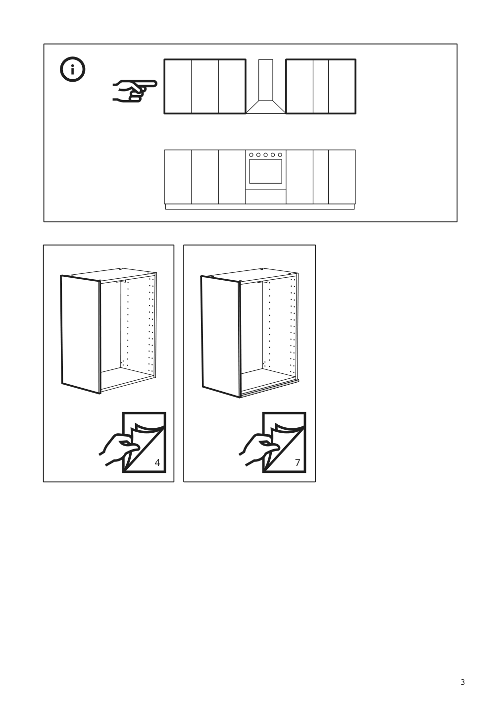 Assembly instructions for IKEA Enkoeping cover panel brown walnut effect | Page 3 - IKEA ENKÖPING cover panel 305.167.09