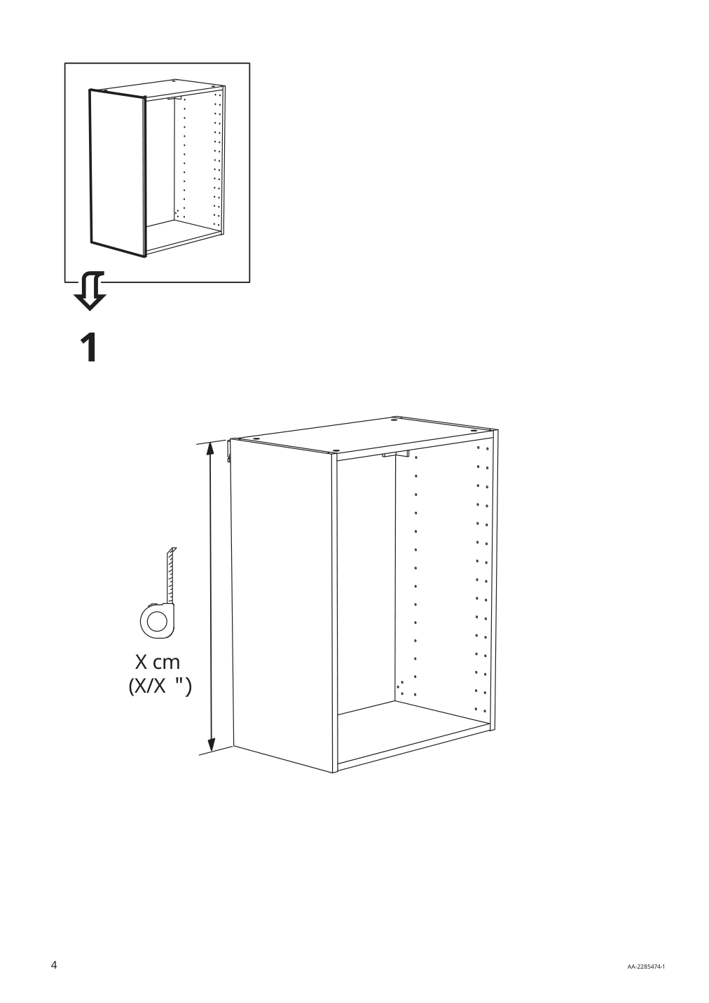 Assembly instructions for IKEA Enkoeping cover panel brown walnut effect | Page 4 - IKEA ENKÖPING cover panel 305.167.09