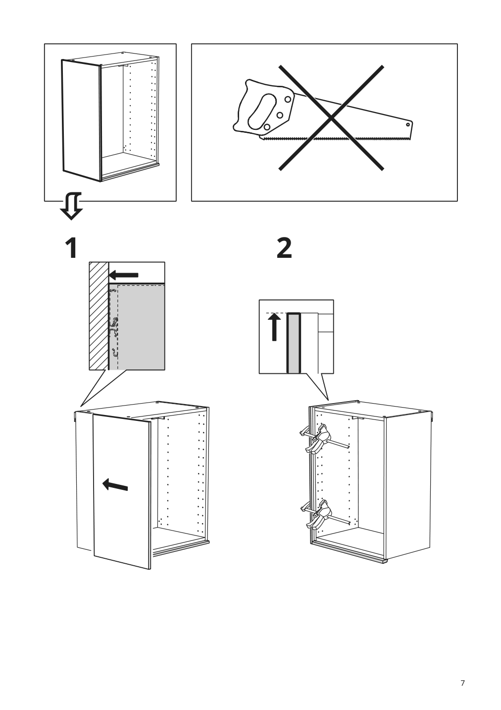 Assembly instructions for IKEA Enkoeping cover panel brown walnut effect | Page 7 - IKEA ENKÖPING cover panel 305.167.09