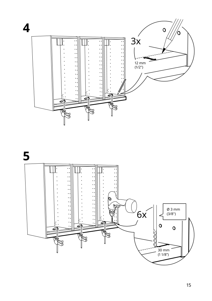 Assembly instructions for IKEA Enkoeping deco strip brown walnut effect | Page 15 - IKEA ENKÖPING deco strip 705.165.66