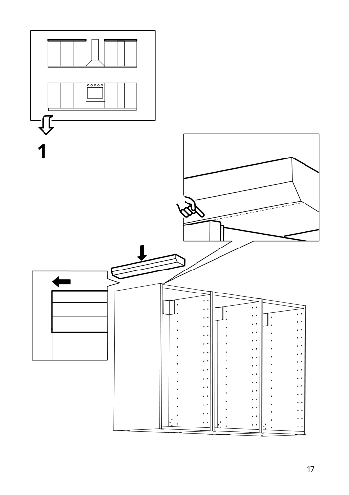 Assembly instructions for IKEA Enkoeping deco strip brown walnut effect | Page 17 - IKEA ENKÖPING deco strip 705.165.66