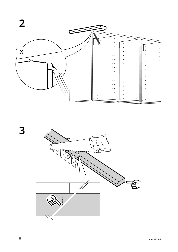 Assembly instructions for IKEA Enkoeping deco strip brown walnut effect | Page 18 - IKEA ENKÖPING deco strip 705.165.66