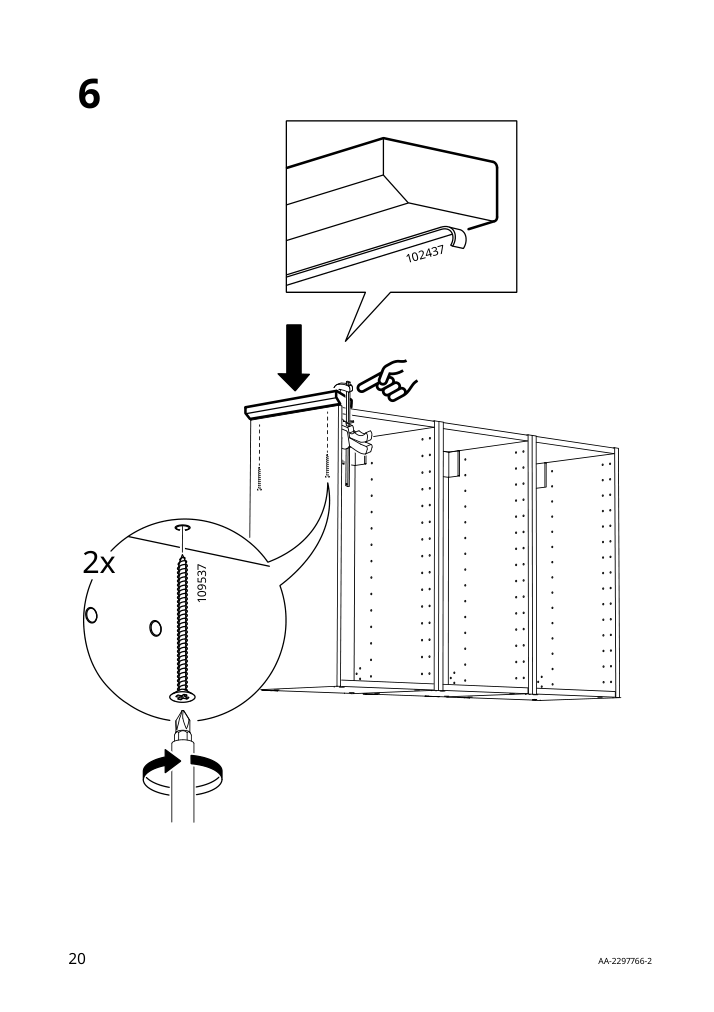 Assembly instructions for IKEA Enkoeping deco strip brown walnut effect | Page 20 - IKEA ENKÖPING deco strip 705.165.66