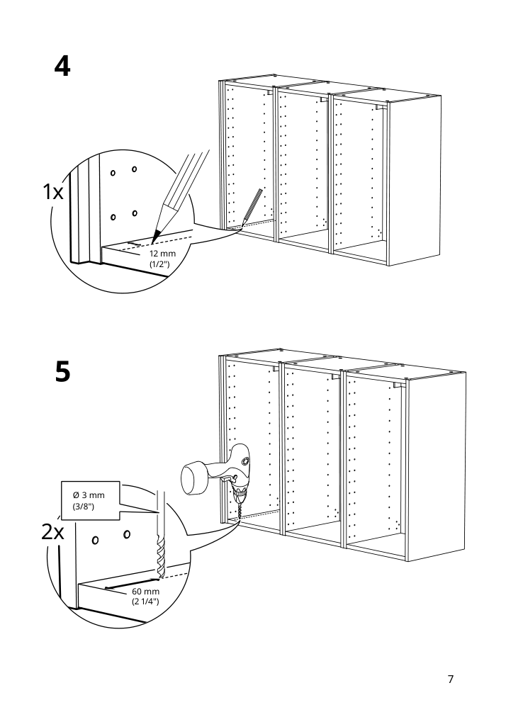 Assembly instructions for IKEA Enkoeping deco strip brown walnut effect | Page 7 - IKEA ENKÖPING deco strip 705.165.66