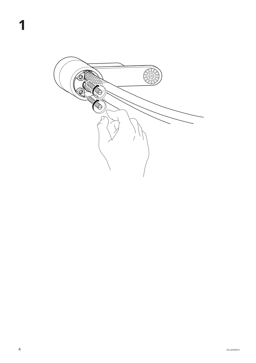 Assembly instructions for IKEA Ensen bath faucet with strainer chrome plated | Page 4 - IKEA ENHET bathroom 594.408.94