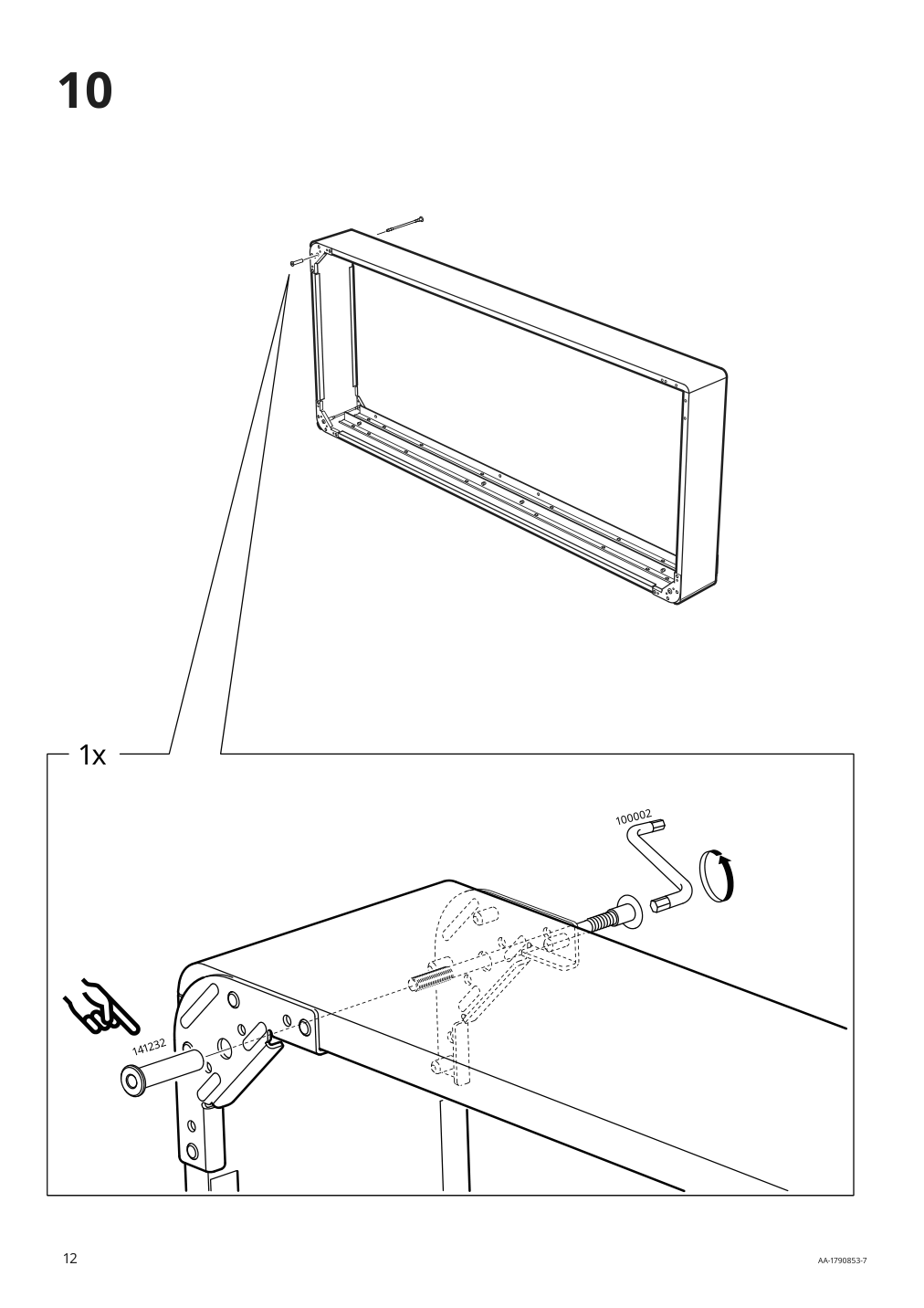 Assembly instructions for IKEA Espevaer mattress base | Page 12 - IKEA ESPEVÄR slatted mattress base for bed frame 691.566.02