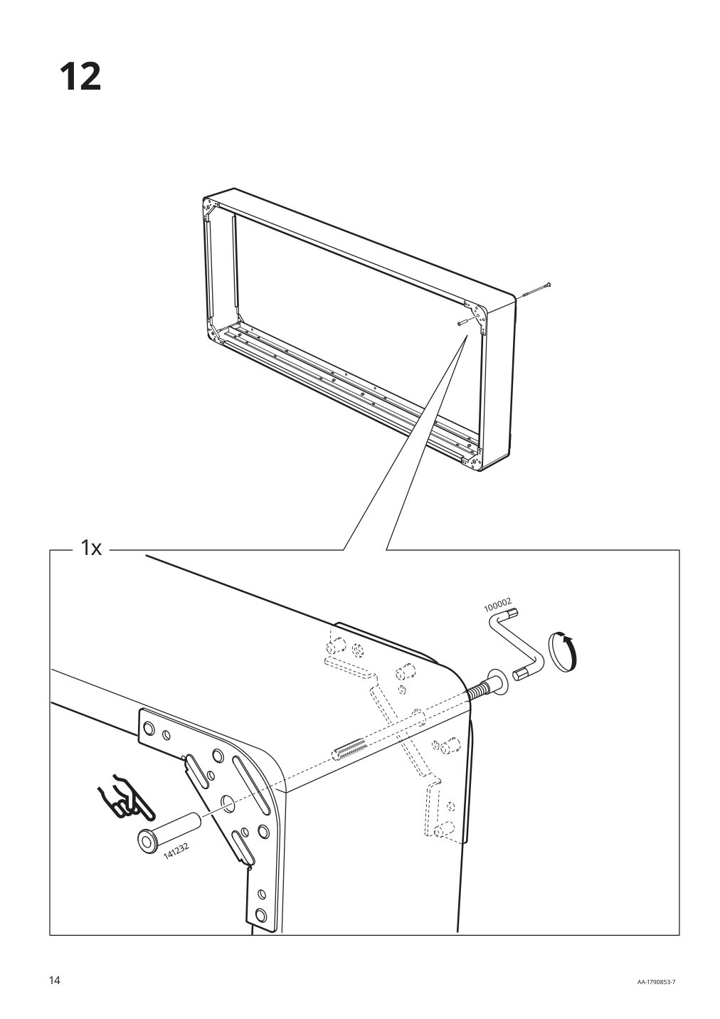 Assembly instructions for IKEA Espevaer mattress base | Page 14 - IKEA ESPEVÄR slatted mattress base for bed frame 691.566.02