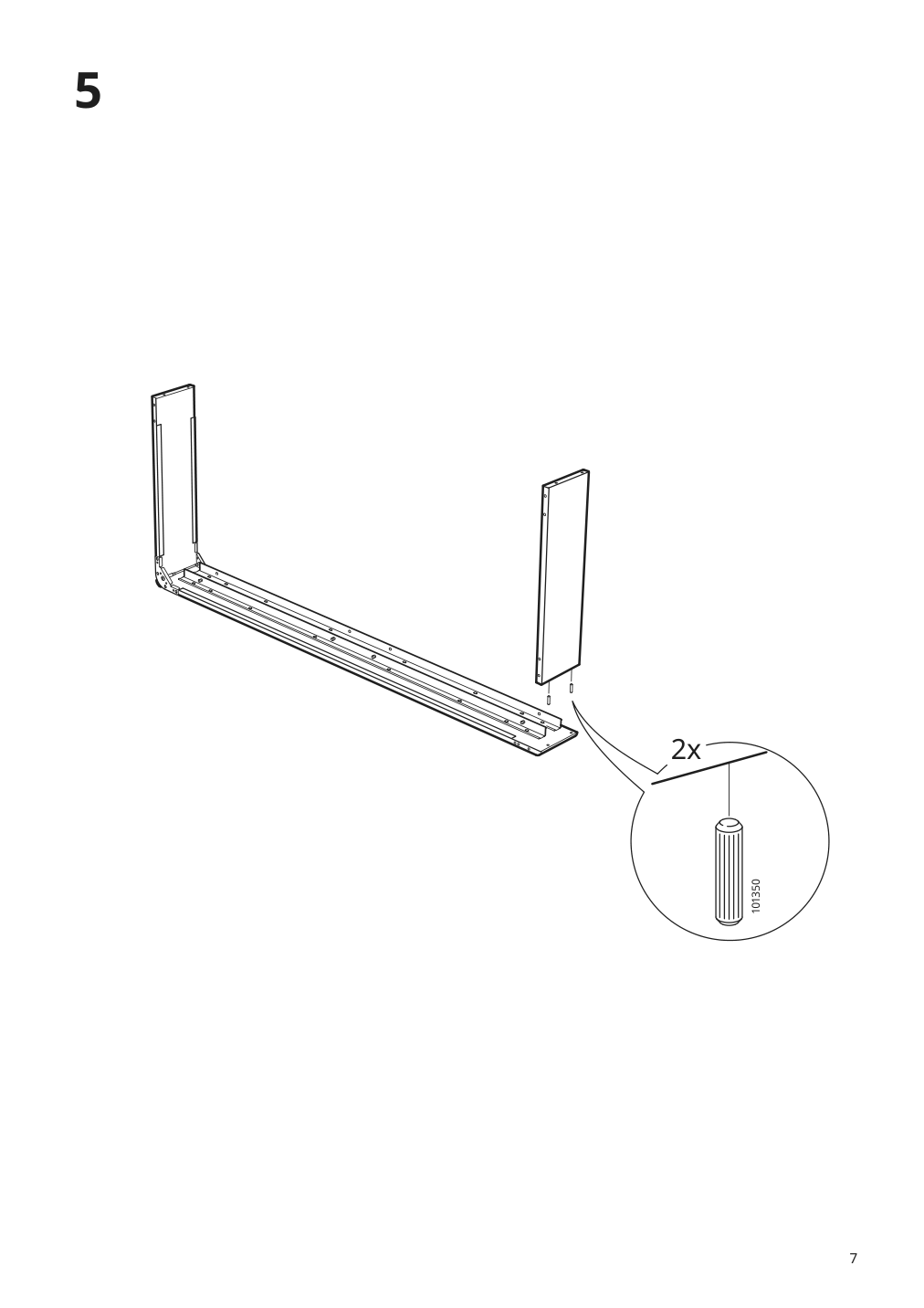 Assembly instructions for IKEA Espevaer mattress base | Page 7 - IKEA ESPEVÄR slatted mattress base for bed frame 691.566.02