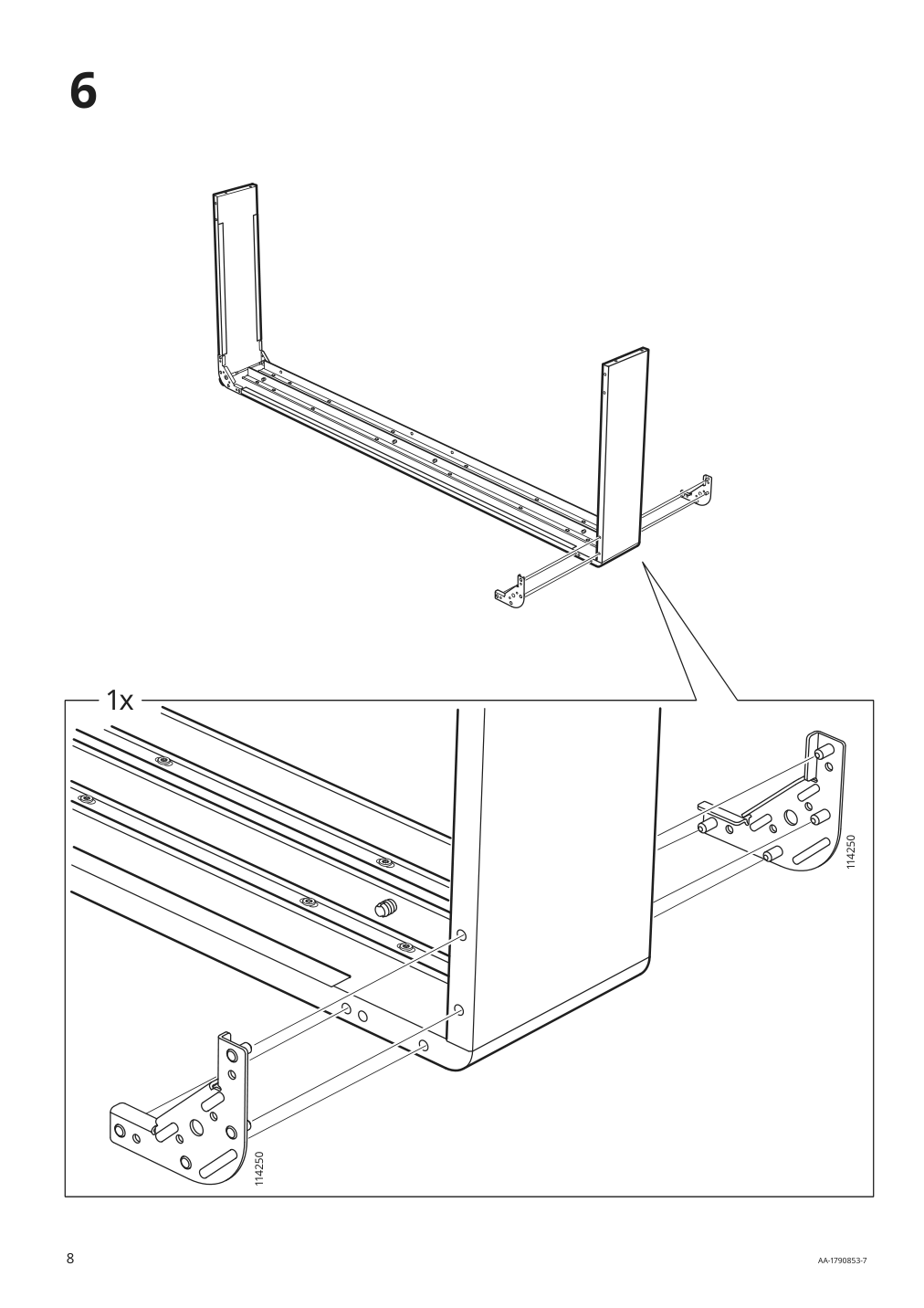 Assembly instructions for IKEA Espevaer mattress base | Page 8 - IKEA ESPEVÄR slatted mattress base for bed frame 691.566.02