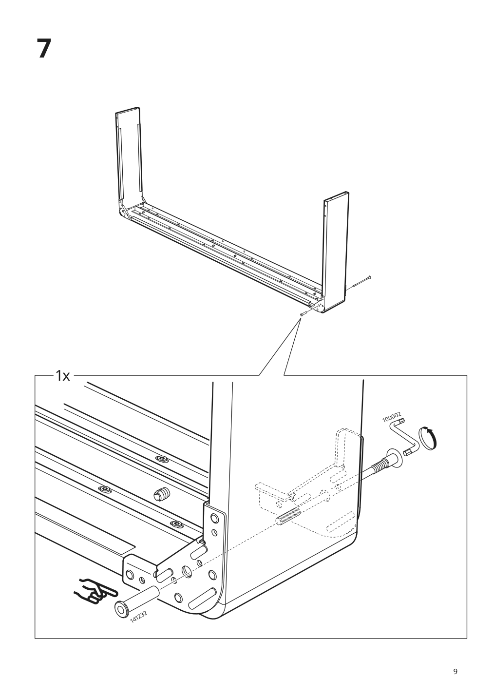 Assembly instructions for IKEA Espevaer mattress base | Page 9 - IKEA ESPEVÄR slatted mattress base for bed frame 691.566.02